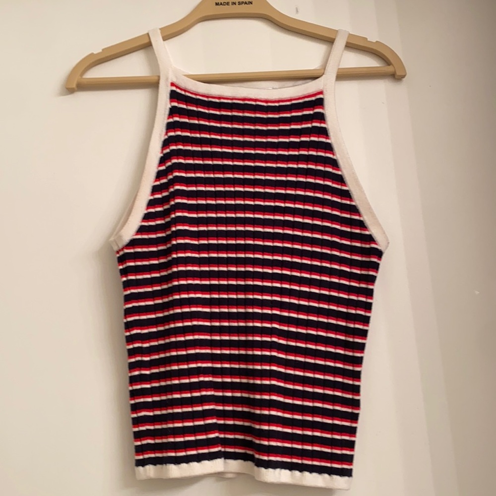 Striped crop top